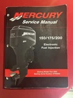 Mercury 150/175/200 Electronic Fuel Injection Service Manual Oem 90-883728 2002 Used. Price: $25.00.