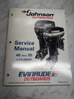 Omc Johnson Evinrude Service Manual "eo" 40 Thru 55 Hp 2 Cylinder #503148 Used. Price: $41.31.