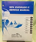 New Genuine Evinrude 5019 Triumph 70 Hp Service Manual 1974. Price: $76.00.