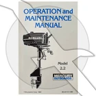 Mercury Marine 2.2HP Owners Guide 90-44113870 New. Price: $19.99.