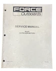 Force Outboards Service Manual 50 Hp Motors Ob 4129 Used. Price: $21.95.