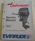 1989 Johnson Evinrude Omc 25 40 45 48 Hp Outboard Service Manual 507755 Used. Price: $42.00.