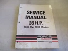 1984 Thru 1986 Force Outboards 35 Hp Models Service Manual P/n OB4128 Used. Price: $12.33.