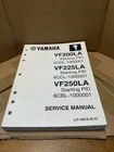 Yamaha LIT-18616-03-21, Vf 200LA/225LA/250LA Service Manual (2009) Used. Price: $70.00.