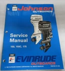 1993 Omc Johnson Evinrude 60 Lv 150, 150C, 175 Hp Service Manual P/n 500611 Used. Price: $27.71.