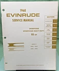 Evinrude 4485 4484 Service Manual Lot 1968 Used. Price: $36.94.