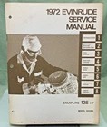 New Genuine Evinrude 4822 Starflite 125 Hp Service Manual 1972. Price: $18.98.