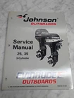 Omc Johnson Evinrude Service Manual "eu" 25 35 Hp Cylinder #507264 Used. Price: $32.13.