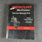 Mercury Mercruiser 90-8M0065951 Alpha One Sterndrives 2012 Service Manual #14 Used. Price: $60.00.