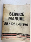 Force OB4644 Service Manual 85/125 L-drive 1990-1991 BN57 Used. Price: $14.95.
