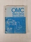 1974 Omc Stern Drive Service Manual 170-190 Horsepower (p/n 980869) Used. Price: $24.47.