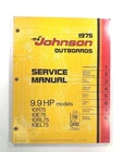 1975 Johnson 9.9 Hp Omc Outboard Factory Service Manual JM-7505 Free 1ST Class Used. Price: $57.88.