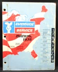 1976 Evinrude 200 Hp (see Cover Photo) Oem Service Manual P/n 5199 Good Used. Price: $18.66.
