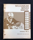 1972 Evinrude Omc 40 Hp Service Manual Outboard Shop Repair 4817 Free Priority Used. Price: $64.88.