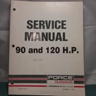 Force Outboards 90-823267 Service Manual And 120 H.p. 1992-1994 Used. Price: $56.81.