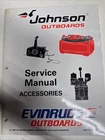 1997 Omc Johnson Evinrude Eu Accessories Service Manual P/n 507270 Used. Price: $30.00.