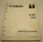 Oem Yamaha Service Shop Manual LIT-18616-02-59 9.9C 15C 63V-28197-1F-11 Used. Price: $12.99.