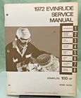 New Genuine Evinrude 4821 Starflite 100 Hp Service Manual 1972. Price: $33.74.