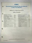 Omc Evinrude Johnson 507508-10 Service Manual 2 Thru V-6 Models Section Used. Price: $19.80.