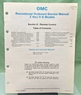 New Genuine Omc 507508-9 Section Nine Remote Control Service Manual 1985. Price: $32.93.