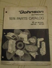1974 Johnson Hp 4W74R 4R74R Outboard Parts Catalog Manual Used. Price: $10.49.