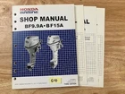 Oem Honda 2011 BF9.9A BF15A Outboard Motor Service Manual W/supplemental Like. Price: $70.00.