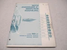 4908 Omc 1973 Evinrude Outboard Service Repair Manual 50 Hp Lark Used. Price: $32.95.