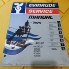 1975 Evinrude Service Manual 40 Hp #5093 Used. Price: $10.99.