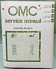 New Omc 392067 Electric Models Service Manual 1980. Price: $13.80.