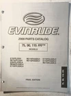 Omc Evinrude 5001017 2000 75, 90, 115 Hp Ffi Models Outboard Parts Catalog Used. Price: $9.95.