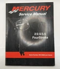 Mercury 2.5 3.5 Fourstroke Service Manual 90-899925001 0R318096 & Above Oem Used. Price: $34.95.