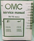 New Omc 392074 70/75 Models Service Manual 1980. Price: $103.88.