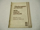 387022 1975 Omc Johnson Hp Outboard Parts Catalog 135ESL75 135ETL75 Final Used. Price: $15.85.