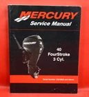 Mercury 40 Four Stroke 3 Cyl. Oem Service Manual 90-899974 (MAR/2009) Good Used. Price: $28.01.