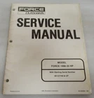 1996 Mercury Force Outboards 25 Hp Models Service Manual P/n 90-830894 Used. Price: $10.17.