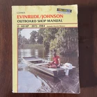 1973-1990 Evinrude/johnson 2-40 Hp Outboard & Electric Clymer Shop Manual B732 Used. Price: $27.99.