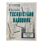 Mercury Mariner Outboards 90-816981960, Model Year 1996 Technicians Handbook Used. Price: $32.99.