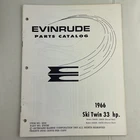 Omc 1966 Evinrude Parts Catalog Hp Ski Twin 33602D 33603D 33652D Vtg Used. Price: $14.95.