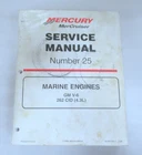 1999 Mercury Marine Engines Gm V-6 262 Cid #25 Service Manual P/n 90-861328--1 Used. Price: $26.98.