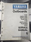 LIT-18616-00-61 Yamaha 115 130 150 175 200 225 Outboard Service Manual 1991 Used. Price: $31.50.