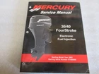 2002-04 Mercury Marine 30/40 Fourstroke Efi Factory Service Manual 90-883064R01 Used. Price: $59.98.