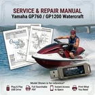 Yamaha Waverunner GP760 GP1200 1997 - 2002 Service Repair Shop Manual Usb New. Price: $23.99.