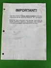 Replacement For Section 5D In Service Manual #6-90-840283 Merucury Mercruiser Used. Price: $25.97.