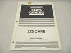 1994 Quicksilver Outboard Parts Catalog For 225 Carb Mercury Mariner Used. Price: $14.75.