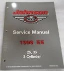 1999 Johnson Outboards Ee 25, 35 Hp Models 3-CYLINDER Service Manual P/n 787029 Used. Price: $17.96.