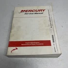 Mercury Marine Service Manual 90-861328-1 1199 Mercruiser #25 Engine Repair Used. Price: $23.99.