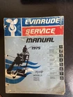 Evinrude Service Manual 5095 For 1975 70HP Outboards Models 70572, 70573 Used. Price: $30.77.