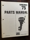 Oem Mercury Parts Manual Outboard Engine P/n C-90-67175 (pre-owned) Good. Price: $22.50.