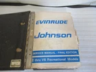 Ws Evinrude Johnson Service Manual 2 Thru V6 Rec P/n #507508 Used. Price: $60.00.