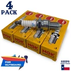 4 Ngk Spark Plugs - For Tohatsu M12A Outboard Motor New. Price: $22.77.